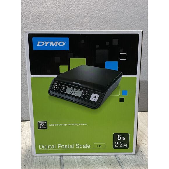 Dymo Digital Postal Scale Model M5 Battery Operated 5 Lb Max EUC! - Picture 4 of 7